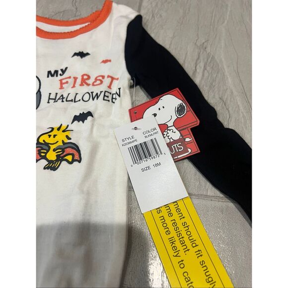 Peanuts Snoopy My First Halloween Jammy Set Unisex Size 18 Month NEW - Picture 4 of 6